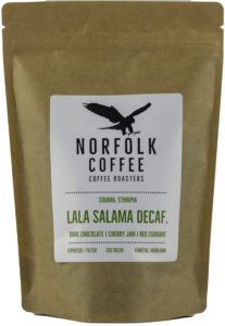 Bag of Lala Salama Decaf. coffee