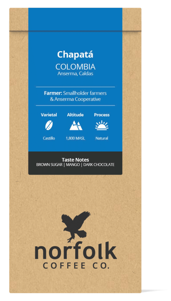 Chapata coffee label
