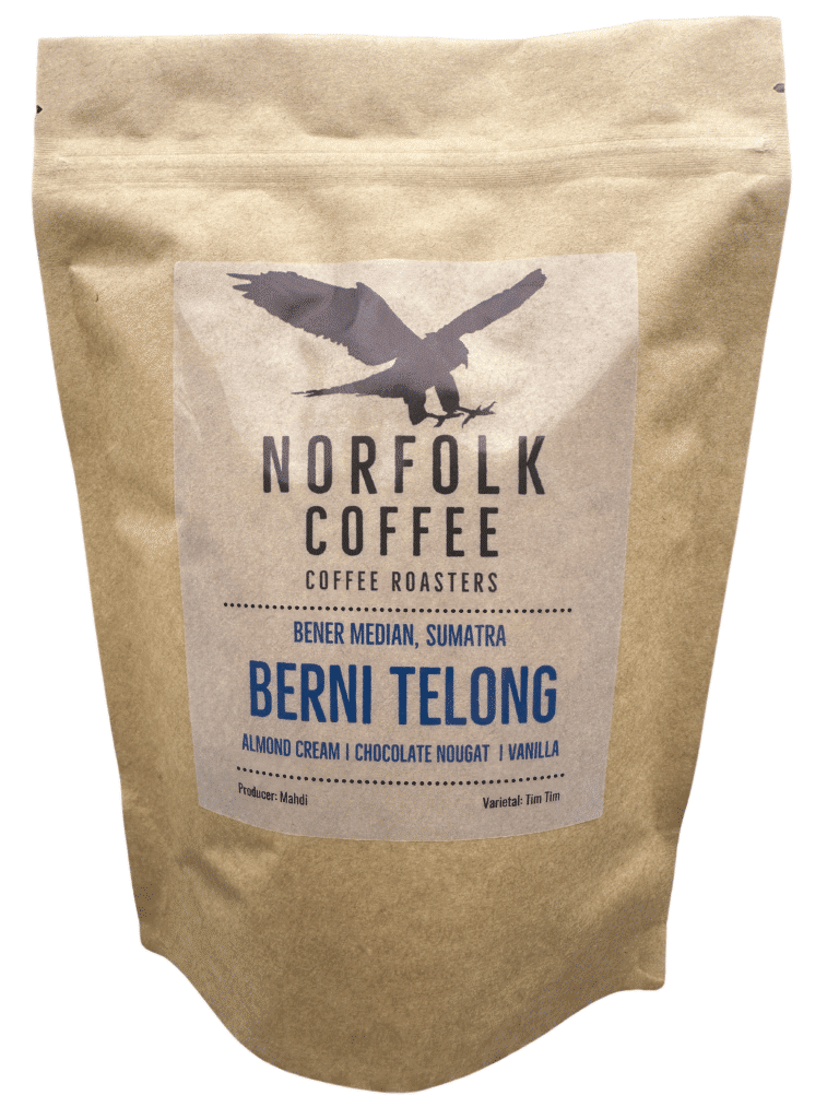 Bag of Berni Telong coffee