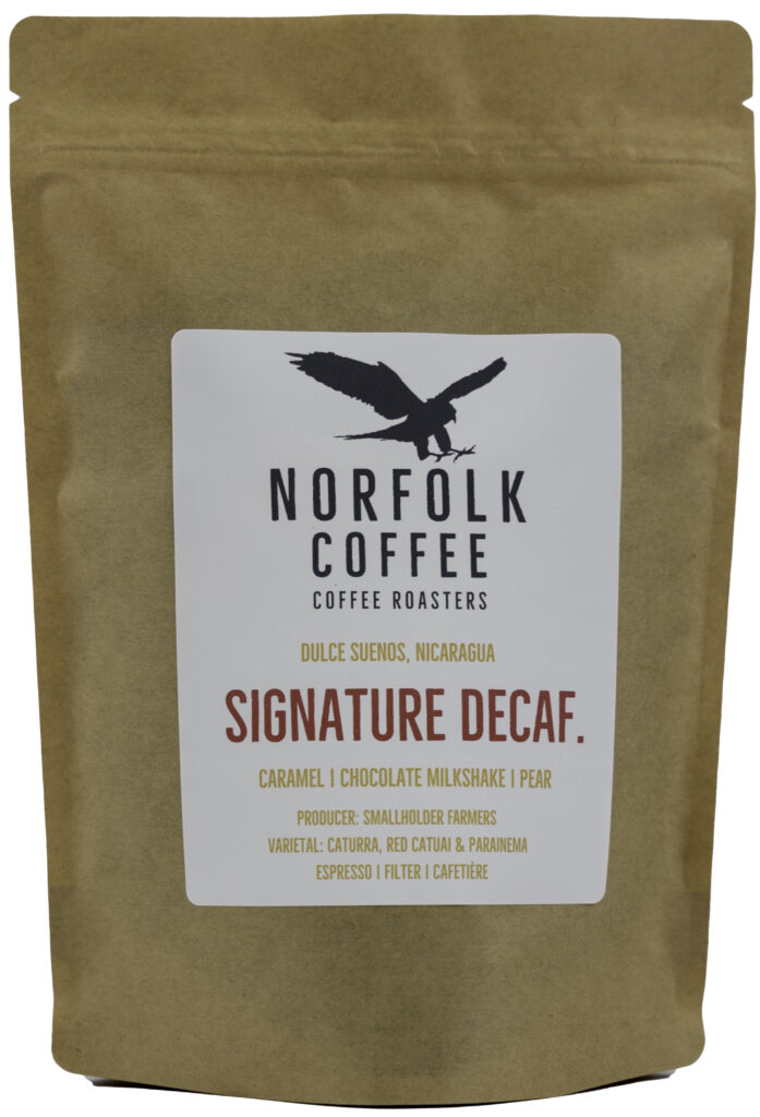 Bag of Signature Decaf. coffee