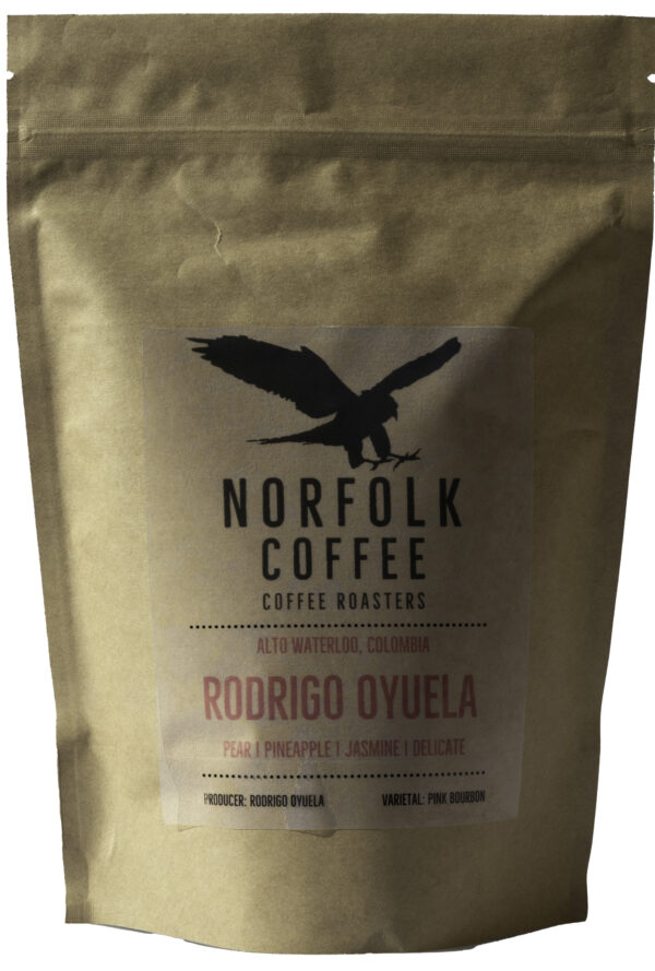 Rodrigo Oyuela coffee bag