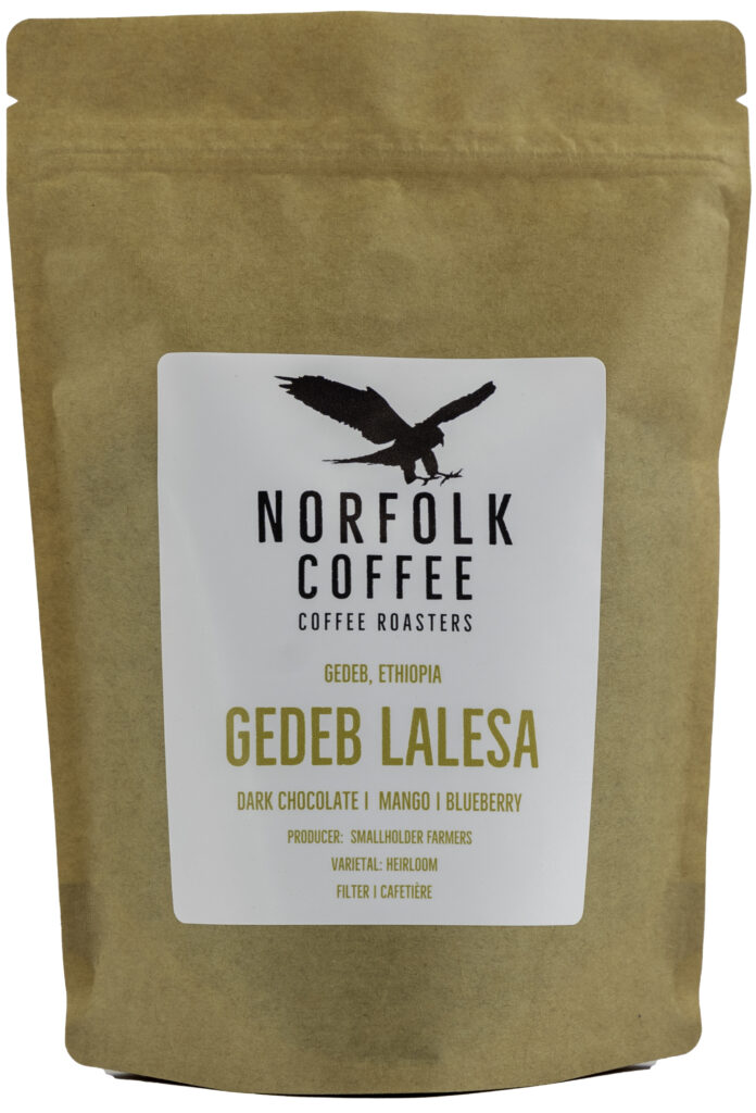 Bag of Ethiopian Gedeb Lalesa coffee