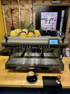 Image of Norfolk Coffee roastery and espresso machine