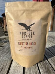 New coffee bag for Norfolk Coffee